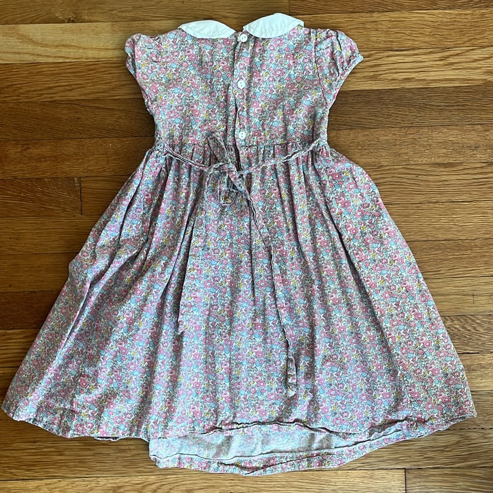 Les Petits Soleils Pink Floral Dress - Picture 4 of 4